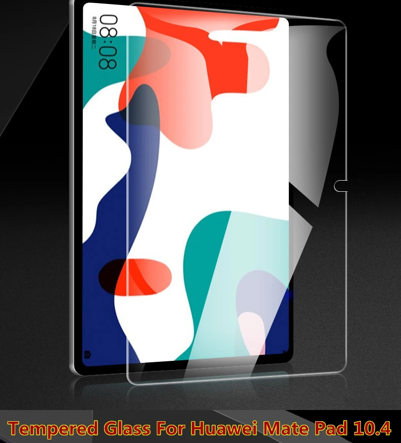 2 шт. закаленное стекло для Huawei MatePad Pro 10 8/MatePad 4 Mate Pad T8 8 0 &quot10 4&quot Защитная пленка