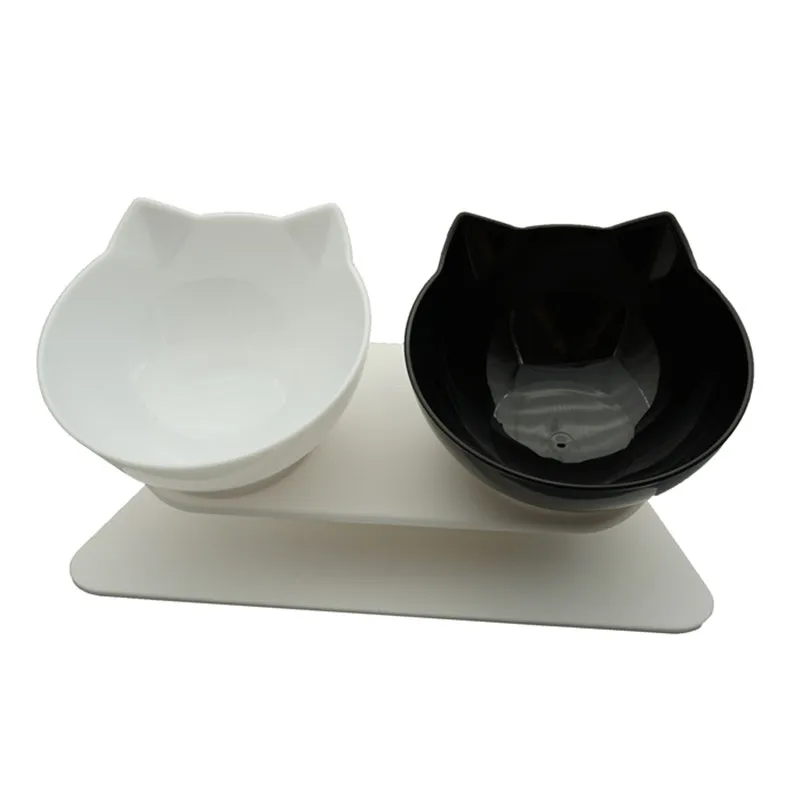 

NEW Non-slip Cat Bowls Double Pet Bowls Pet Food and Water Bowls For Cats Dogs Feeders Pet Products Cat Bowl Dropshipping