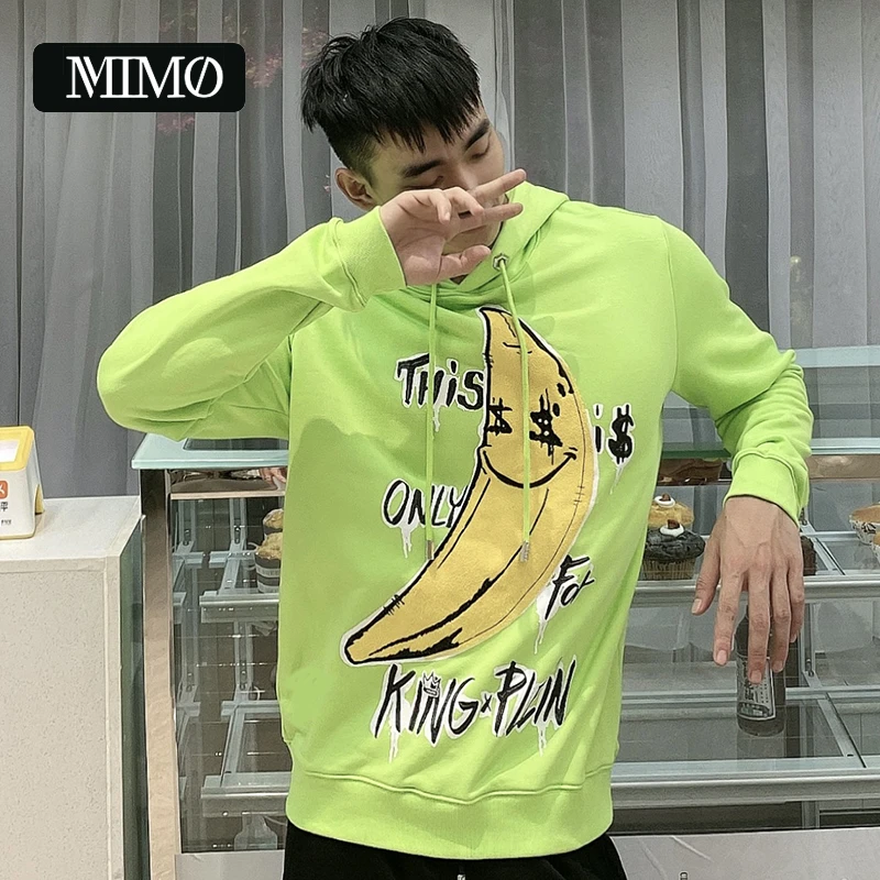Alex Plein Hoodie Pria One Piece Raja Pisang Kartun Sweatshirt Pria 100 Katun Streetwear Couture Pakaian Latihan Yg Hangat Pria Pakaian Lucu Hoodies Kaus Aliexpress
