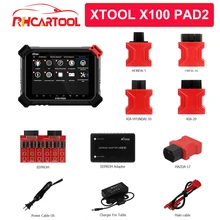 XTOOL X100 PAD2 OBD2 Auto Schlüssel Programmierer Entfernungsmesser-korrektur Tool Code Reader Diagnose werkzeug Sonder Funktion Update online