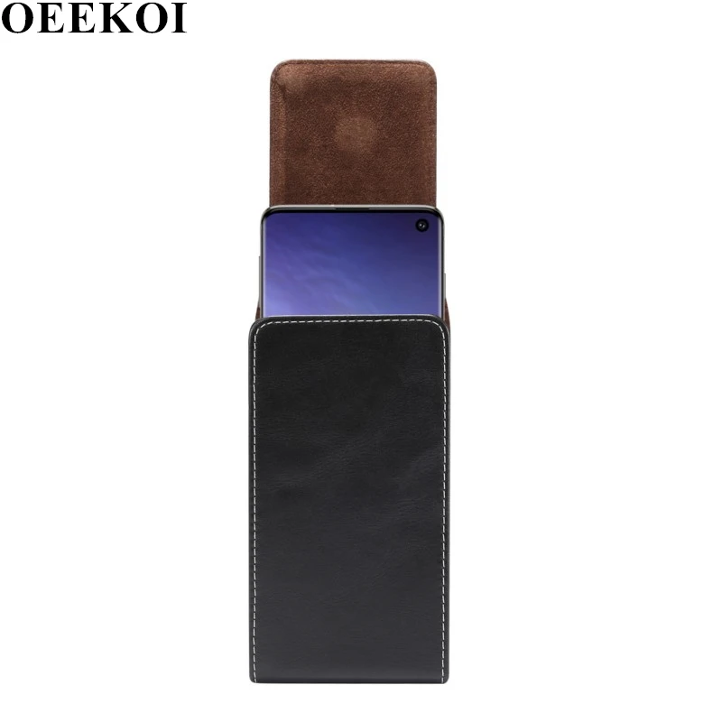 OEEKOI чехол из искусственной овчины с зажимом для ремня для zte Blade A7 /A6 Max/V9/A3/A602/A610 Plus/A2 Plus