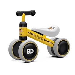 Trotteur à 4 roues pour bébé de 1 à 4 ans, bicyclette d'équilibre, voiture, cadeau de noël 