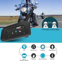 V6 Pro kask interkom İletişim sistemi V6 motosiklet Bluetooth interkom interkom bağlantı 6 Riders kask kulaklık