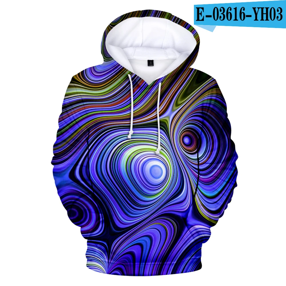 Цветные модные толстовки с капюшоном в стиле хип-хоп Dazzle 3D Толстовка с капюшоном для мужчин и женщин, осенняя Повседневная Толстовка с капюшоном Tie Dye, популярные крутые толстовки для молодых мужчин, одежда - Цвет: 3D