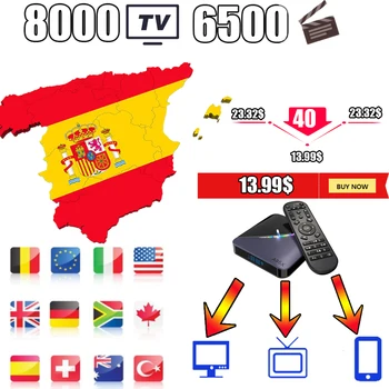 

Europe IPTV support android tv box tv box android IPTV m3u spain España nederlands belgium Hot xxx set top box no app included