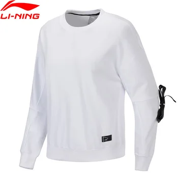 

Li-Ning Women The Trend Sweater Loose Fit 100% Cotton Comfort LiNing Solid Color LiNing li ning Sports Hoodie AWDP332 WWW1032