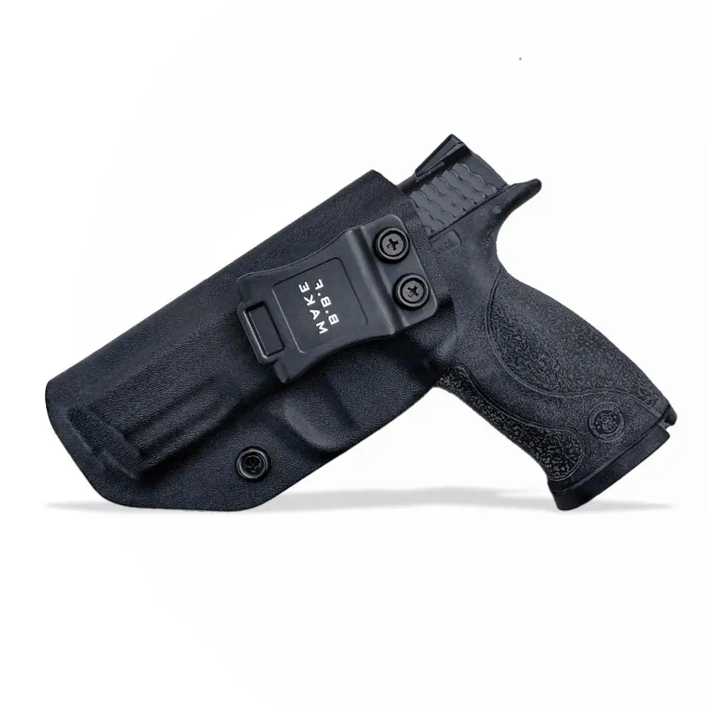 BBF Make IWB KYDEX пистолет-кобура: M& P полный размер 4,2" 9 мм/40 S& W кейс для пистолета внутри СКРЫТОЕ ОРУЖИЕ сумка аксессуары - Цвет: Black For Left