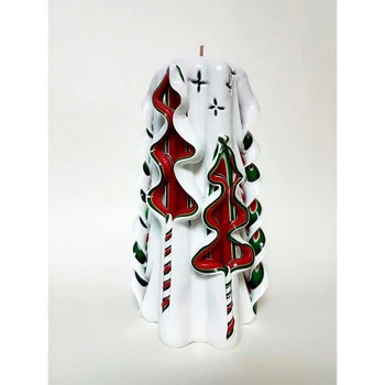 

Carved candle "Christmas story" 15-17cm 1639320