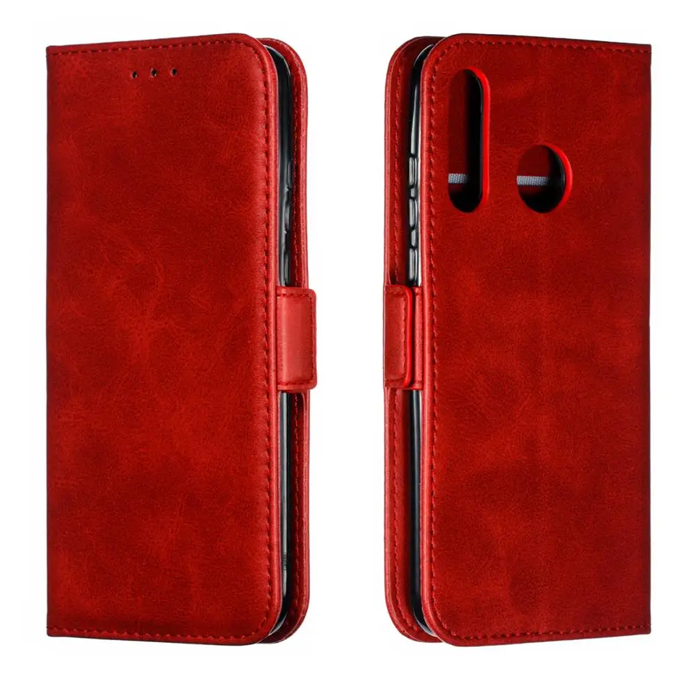 Для huawei P30 P20 P10 P9 P8 Lite P30 P20 Pro, Одноцветный Магнитный чехол-бумажник из кожи на присоске, чехол с откидной крышкой и отделением для карт