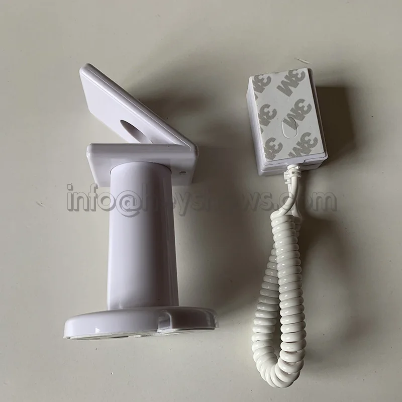 10 Pcs Acrylic Mobile Phone Security Display Stand Iphone Anti-Theft Holder With Retractable Device For Retail Shop Show