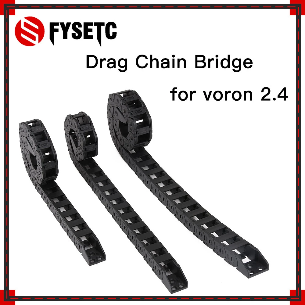 print head in printer FYSETC 1 Set VORON 2.4 Cable Chains Set Black Openning Type Wire Chains For Voron 2.4 Voron Swtichwire Voron 0.1 best stepper motor for 3d printer