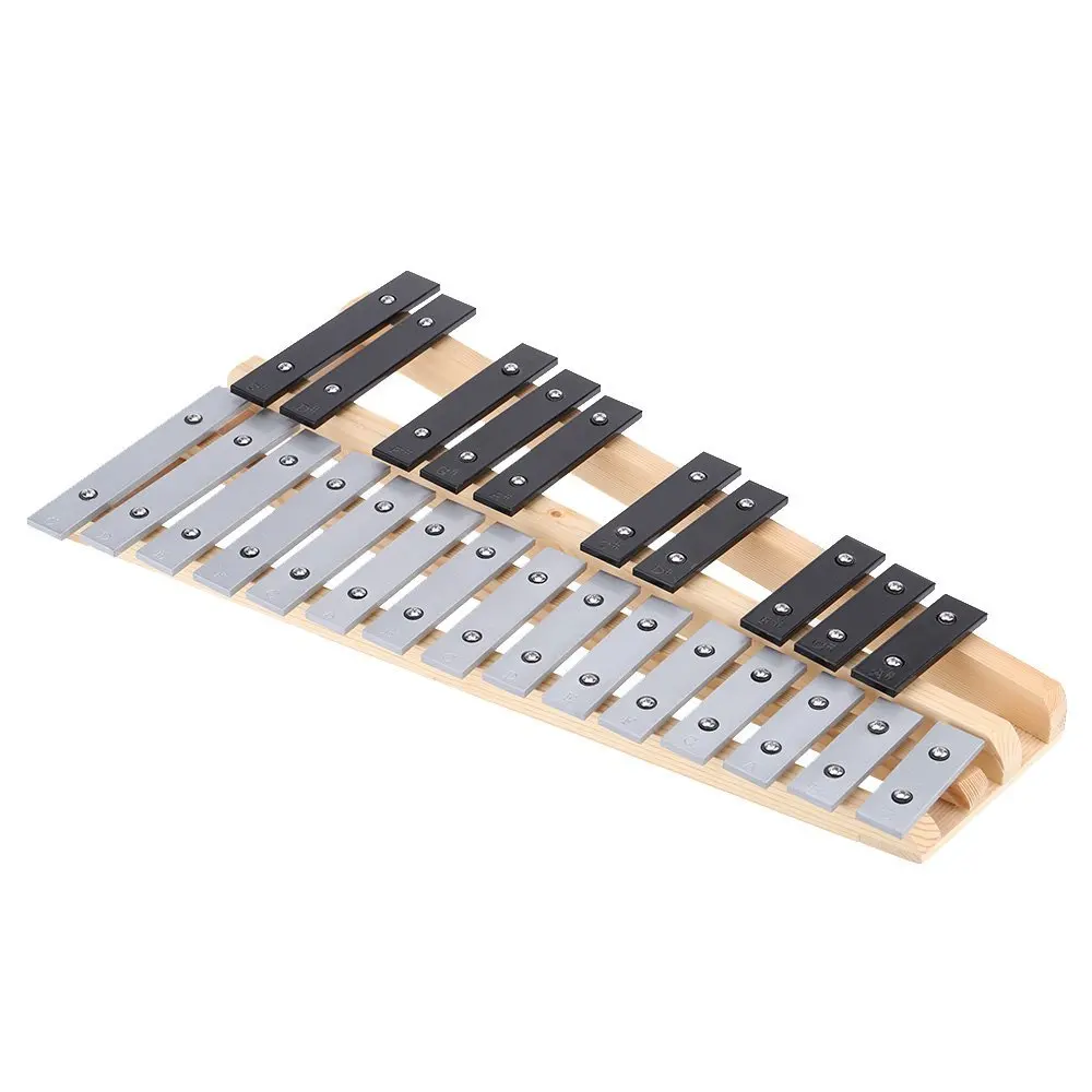 25 нот Glockenspiel ксилофон Образовательный музыкальный инструмент ударный инструмент, подарочный с сумкой для переноски