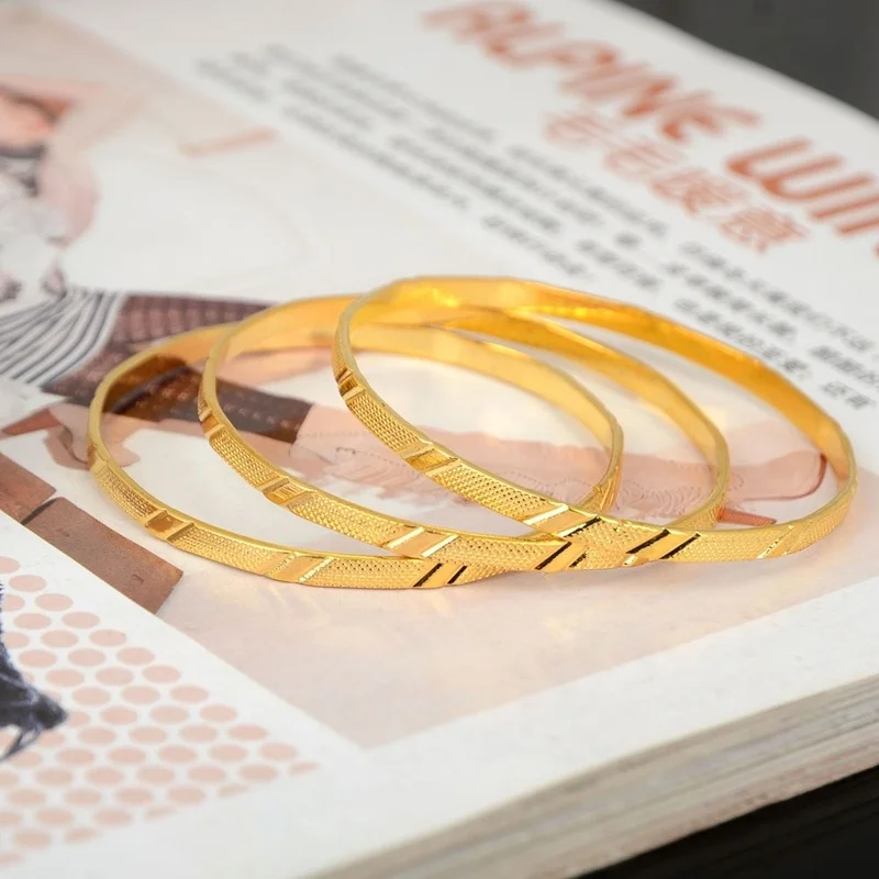 3Pcs/Lot Gold Plated Children Kid Baby Circle Bangle Bracelet Zinc Alloy Jewelry Gifts bangle bracelet