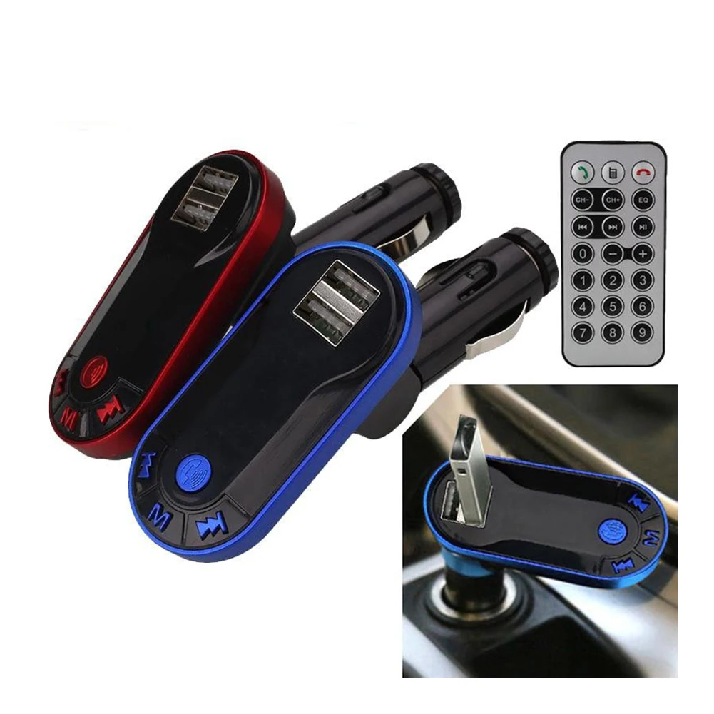 Авто Аудио Видео Bluetooth беспроводной fm-передатчик Автомобильный MP3-плеер громкой связи с пультом дистанционного управления