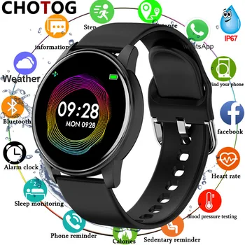 

2020 Smart Watch Men Women Ip67 Waterproof Pedometer Fitness Tracker Watch Smartwatch Blood Pressure Oxygen Heart Rate For Sport