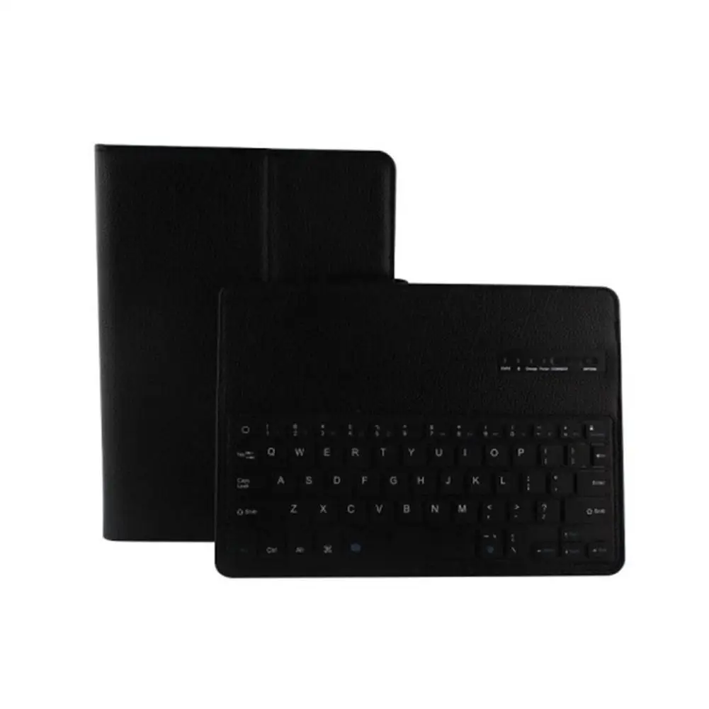 black 12,9 дюймов Съемная кожаная Bluetooth клавиатура с защитным чехлом для iPad Pro - Цвет: black