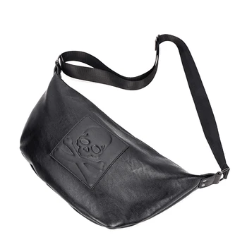 

DAEYOTEN Women's Bags 2020 Skull Shoulder Bag Hip-hop Messenger Bag Women Casual Handbag Baguette Shape Bag Sac A Main Femme