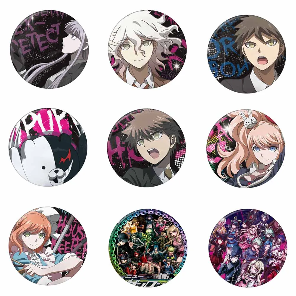 Игра брелки аниме Danganronpa значок булавки брошь костюм рюкзак Декор |