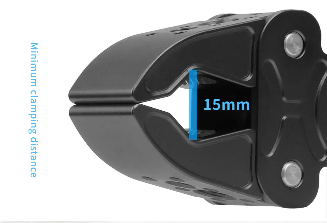 Gelenkarm Super Crab Clamp 1/4" 3/8" Magic Arm Extend Mount für Gopro Insta360 DSLR Kamera Monitor Licht Mikrofon Ständer Halter – Detail 7