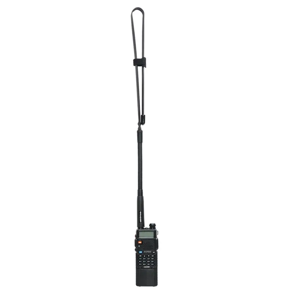 Gooseneck тактическая Складная двойная антенна 144/430 МГц sma-женская антенна для Baofeng UV-5R UV-82 двухсторонняя рация