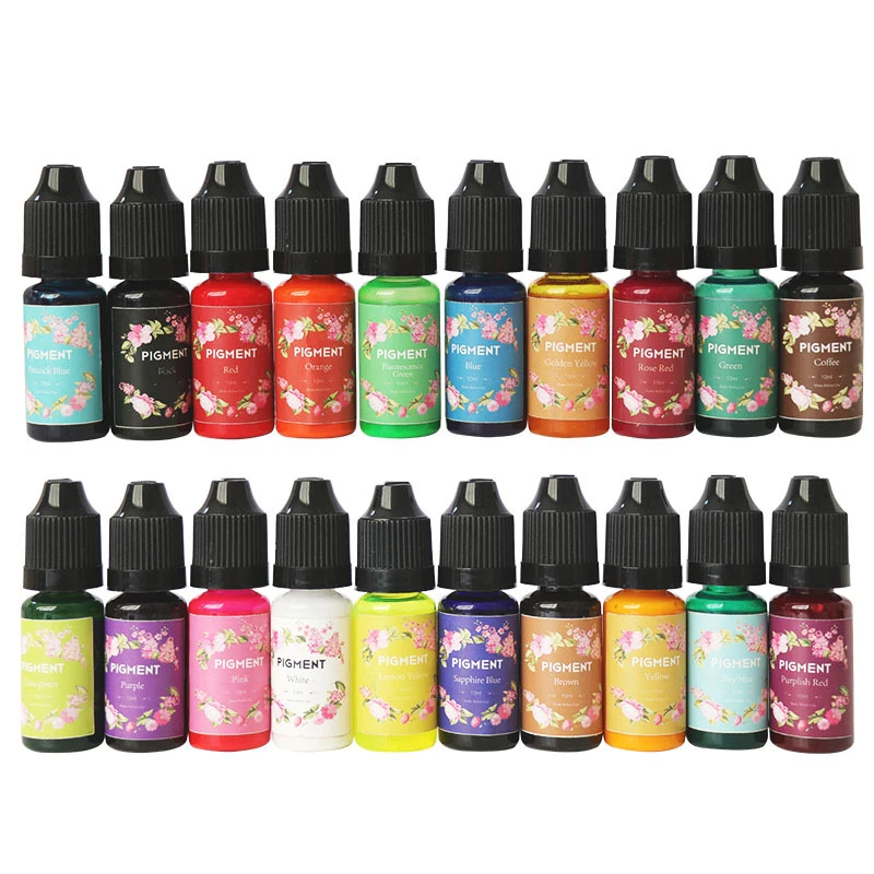 Color Liquid Pigment Epoxy Resin Color Tint UV Resin Colorant Dye Liquid Colorant For Jewelry Making SUB Sale