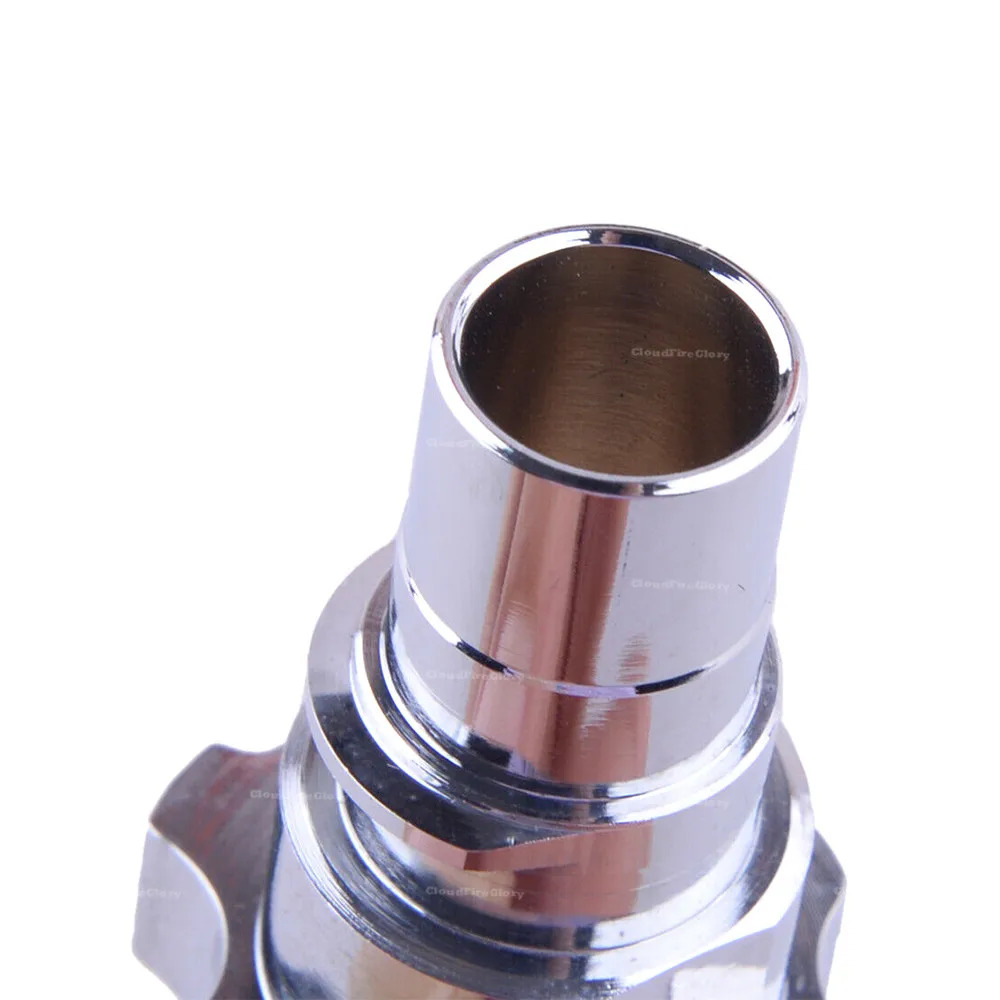 CloudFireGlory For PPS Spray Gun Fast Joint Threadless Silver Cup Convertor Quick Connector Hopper Adapter Copper