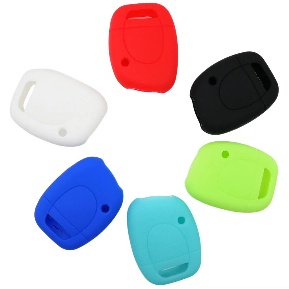 Силиконовый чехол для автомобильного ключа 1 кнопка|car key cover|silicone car coverfor renault |