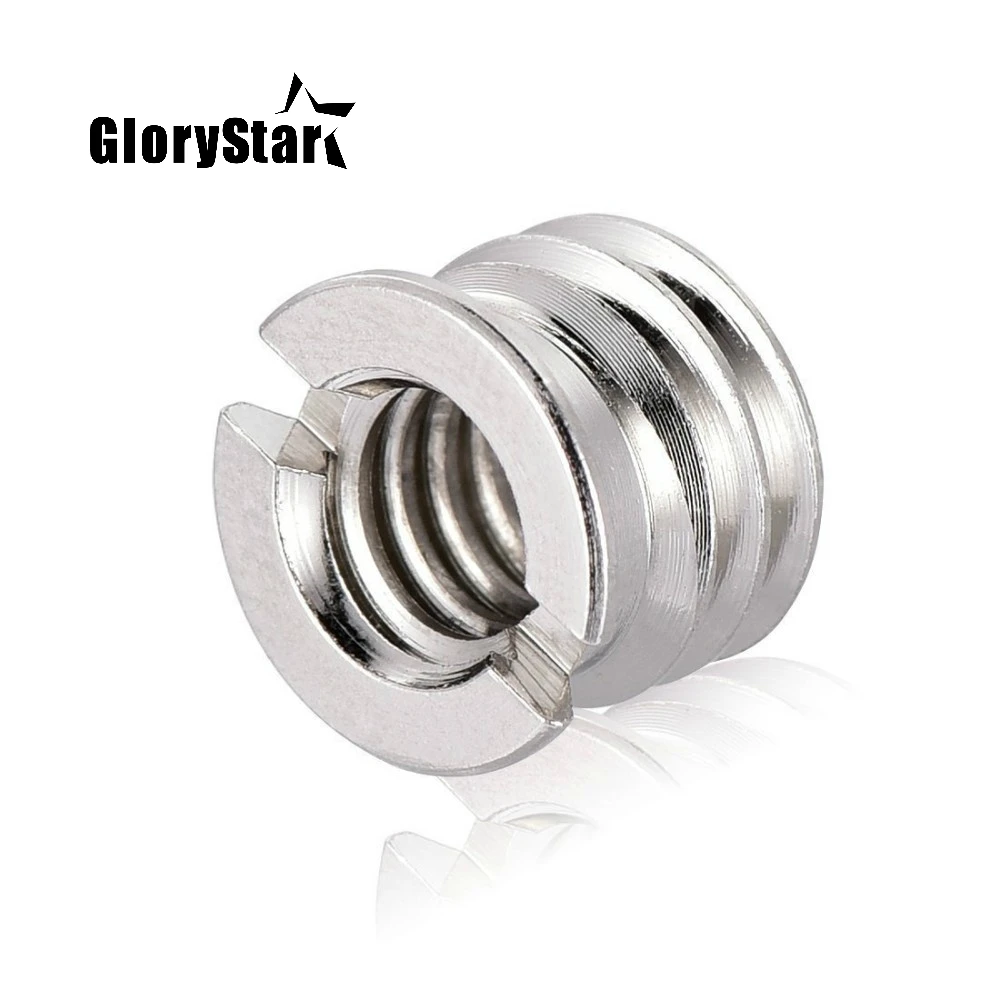 

Адаптер GloryStar 50 шт. женский 1/4-мужской 3/8 преобразователь Винтовой Адаптер для штатива монопода фотоаппарата SLR Аксессуары