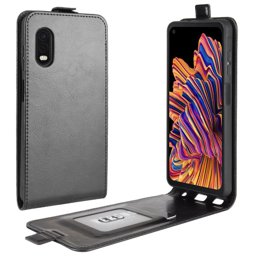 Чехол для Galaxy Xcover Pro чехол-бумажник из искусственной кожи Вертикальный флип-чехол