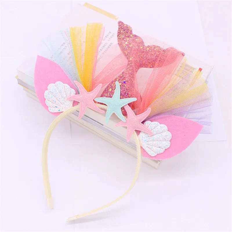 

Spring / Summer 2020 Party Headband European And American Children Mermaid Tail Hair Accessories