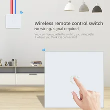 86 tipo tishric t433 rf 433mhz parede painel controle de toque remoto led trabalho de luz com sonoff t1/t2/t3/tx/rf/4ch pro r2 casa inteligente