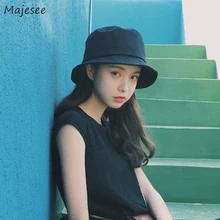 Панамы женские классические забавные печатные универсальные повседневные летние простые студенческие корейские стильные шляпка хараджуку женские солнцезащитные козырьки