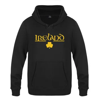 

Mens Hoodies Ireland Irish Clover Printed Hoodie Men Fleece Long Sleeve Man's Sweatshirt Pullover Hip Hop Streetwear Tracksuit