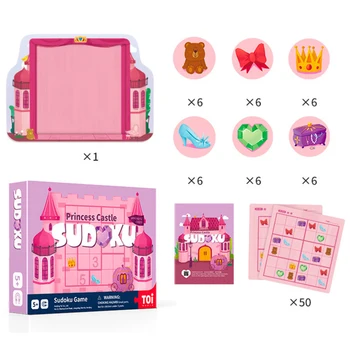 

Early Educational Sudoku Chess Teaching Paper Funny Home Party Birthday Gift Logic Thinking Magnetic Pieces Memory For Kids