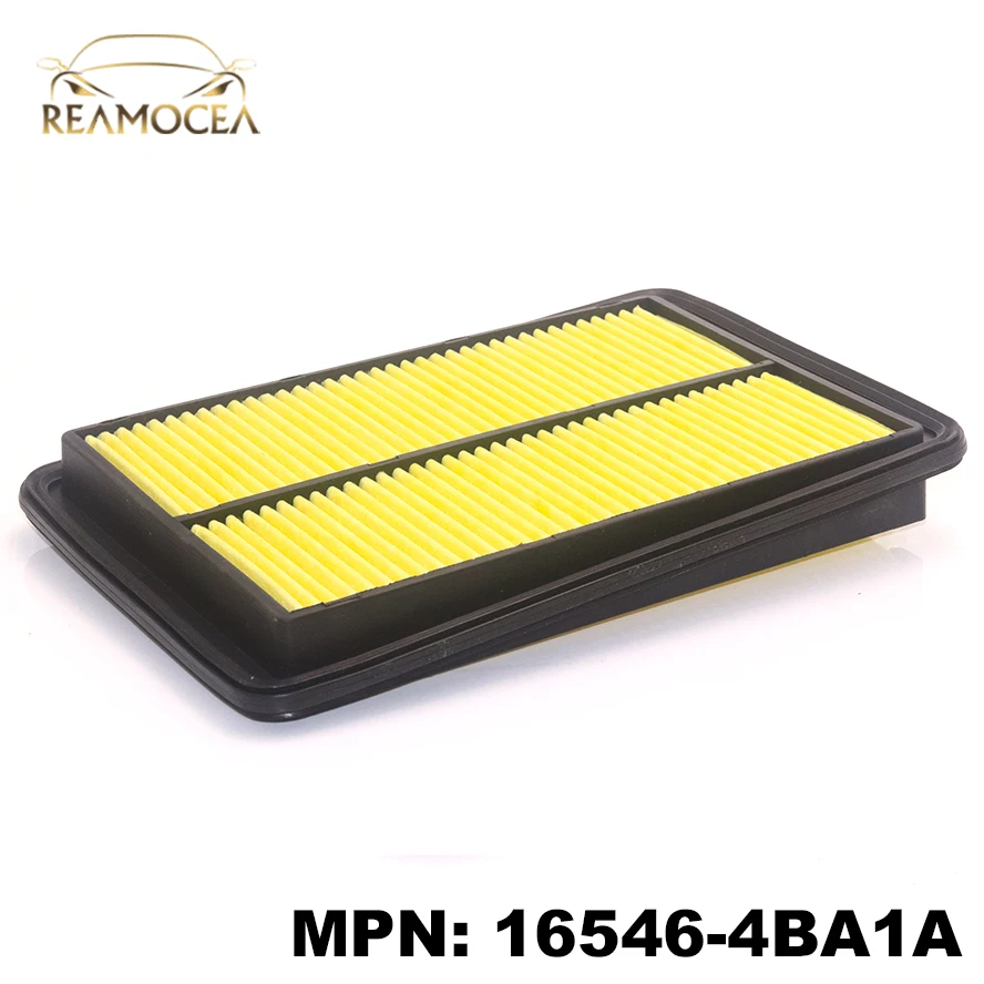Reamocea новая Замена 16546-4BA1A Подходит для Nissan Rogue 2.5L 2014 2015 2016 воздушный фильтр