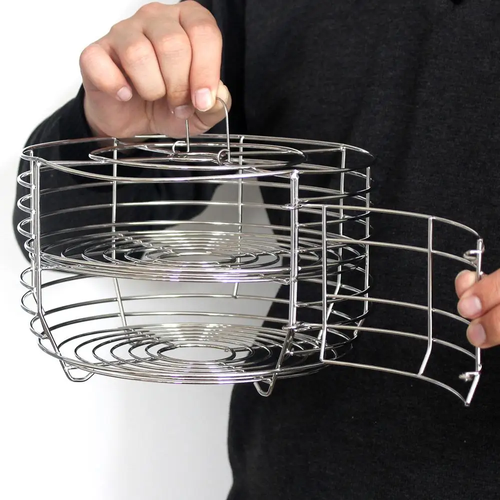 

Universal Garlic Cage Metal Wire Storage Basket with Handle and Door Buckle for Black Garlic Fermenter Machine