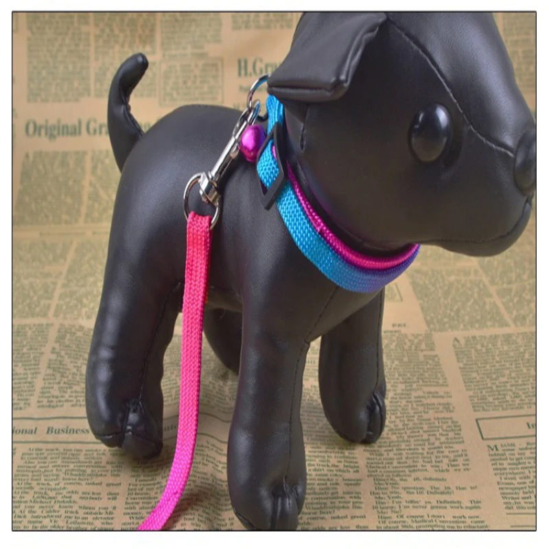 Выдвижная цветная Тяговая веревка для домашних животных, красочный ошейник, тяговый костюм, цепь для собак, Тедди, нагрудный ремень, поводки для кошек, собак, BS026