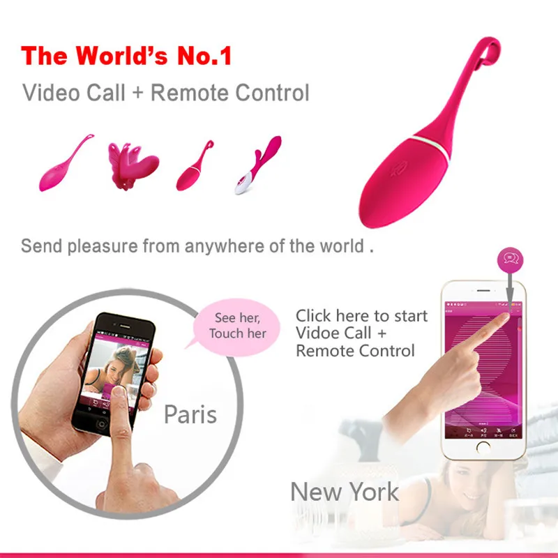 Smart toy REALOV APP Wireless Vibrators Vibrating ball Remote Control G sport Clitoris Stimulator Sex Toy Massager for Woman|Vibrators|   - AliExpress