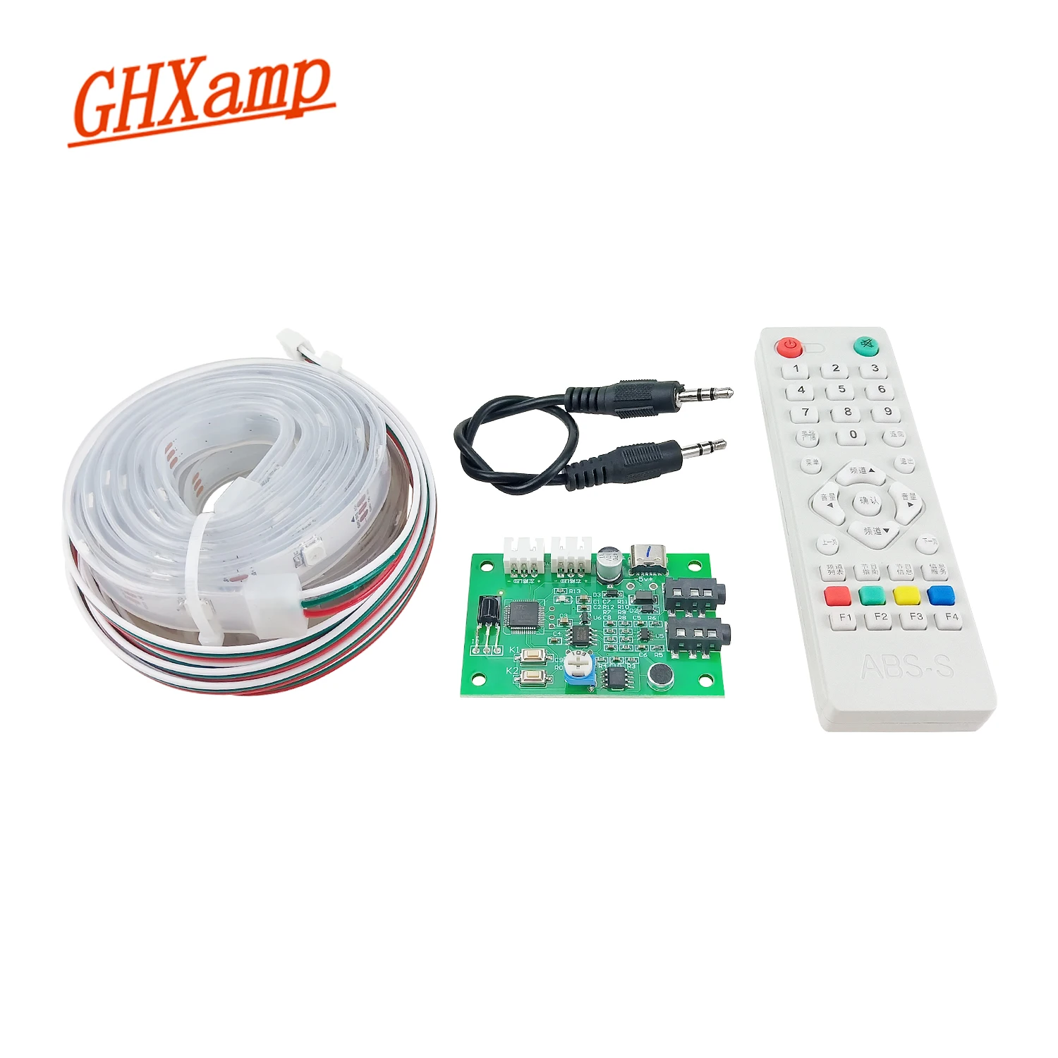 Indicador de Espectro de Áudio Voz à Prova Metro Colorido Indicador Nível Música Controle Remoto Dwaterproof Água 6 Modos Exibição 1 30 Led - Image 2