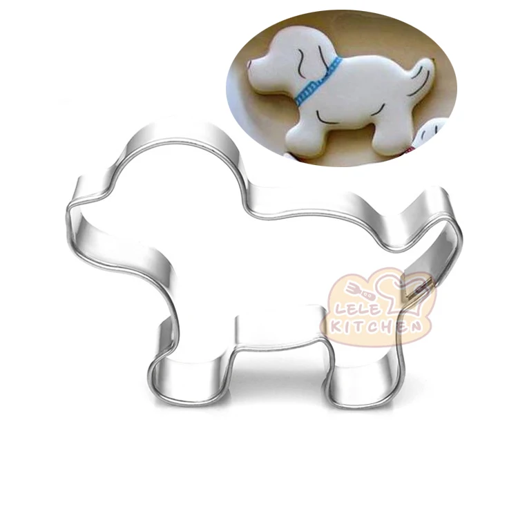 Cute dog house bone paw metal Cookie Cutter Cookware Biscuit Mold Fondant Cake Tools Baking Mold DIY cake mold cookie cutters cookie mold