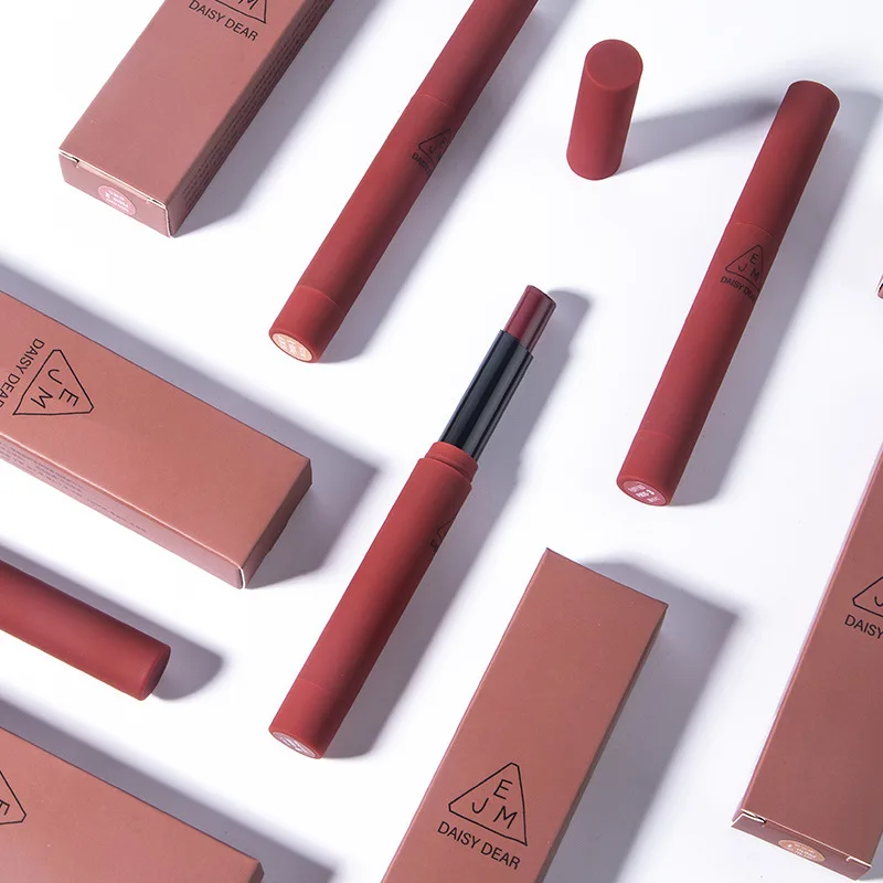

6 Color Velvet Matte Lipstick Lip Waterproof Long-Lasting Makeup Red Lip Gloss Pigment Shimmer Sparkling Lipstick TSLM2