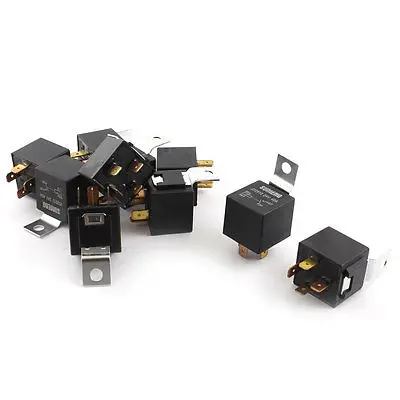 

10 Pcs DC24V 40A On/Off 4-Pin Normally Open Car Truck Bike Boat Relay