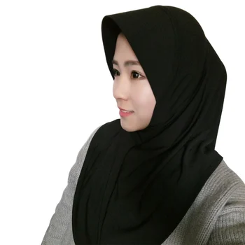 

Adjustable Colorful Scarf Hijabs Crystal Hemp Solid Color Bonnet Cap Bone Islamic Lady Head Cover Hijabs 2018est New Vcqy