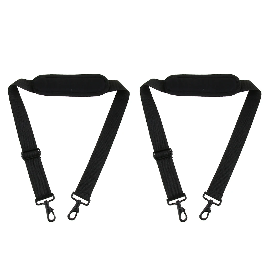 2 Pieces Shoulder Strap Belt for Violin Saxophone Guitar Case Bag 62mm
