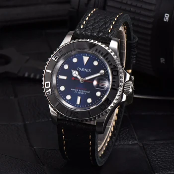 

Parnis 40mm Automatic Self-Wind Movement Watch Men Luxury Brand Luminous Waterproof Sapphire Crystal Calendar Mechanical Watch
