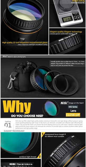 NiSi マクロ フィルター クローズアップレンズ NC キット 77mm Amazon | NiSi クローズアップレンズ NC キット 77mm | NiSi