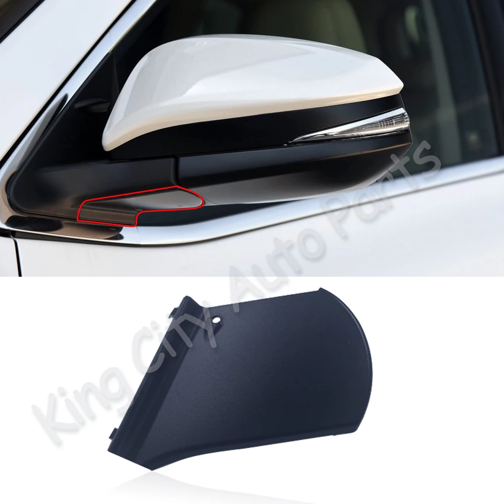 CAPQX For Toyota Highlander 2015 2016 2017 Rear View Mirror back Base cover Rearview bottom hood protect Shell | Автомобили и