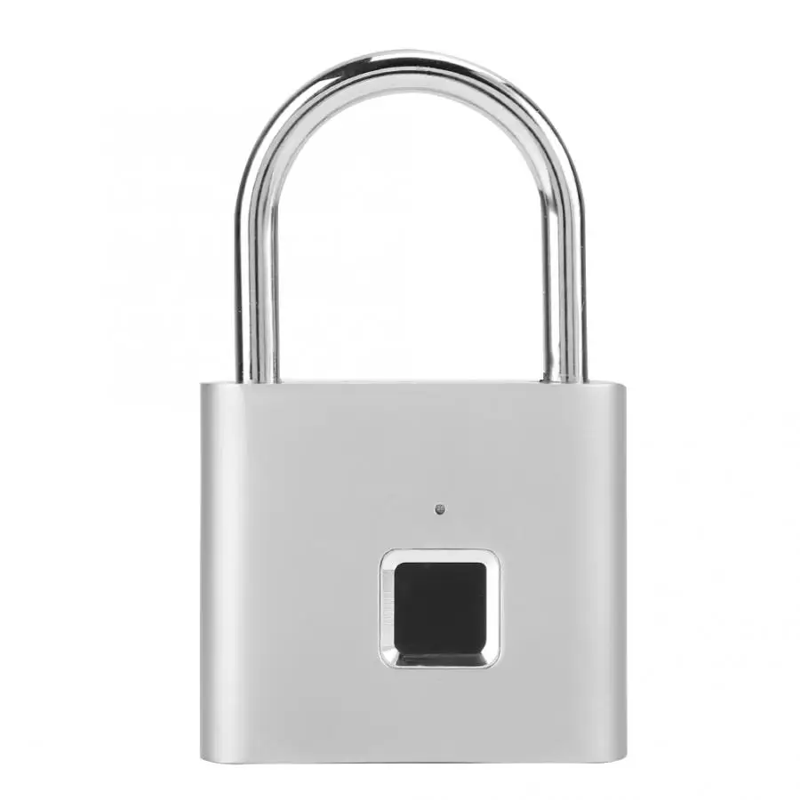 Замок дверной металлический с USB-зарядкой и защитой от отпечатков пальцев |