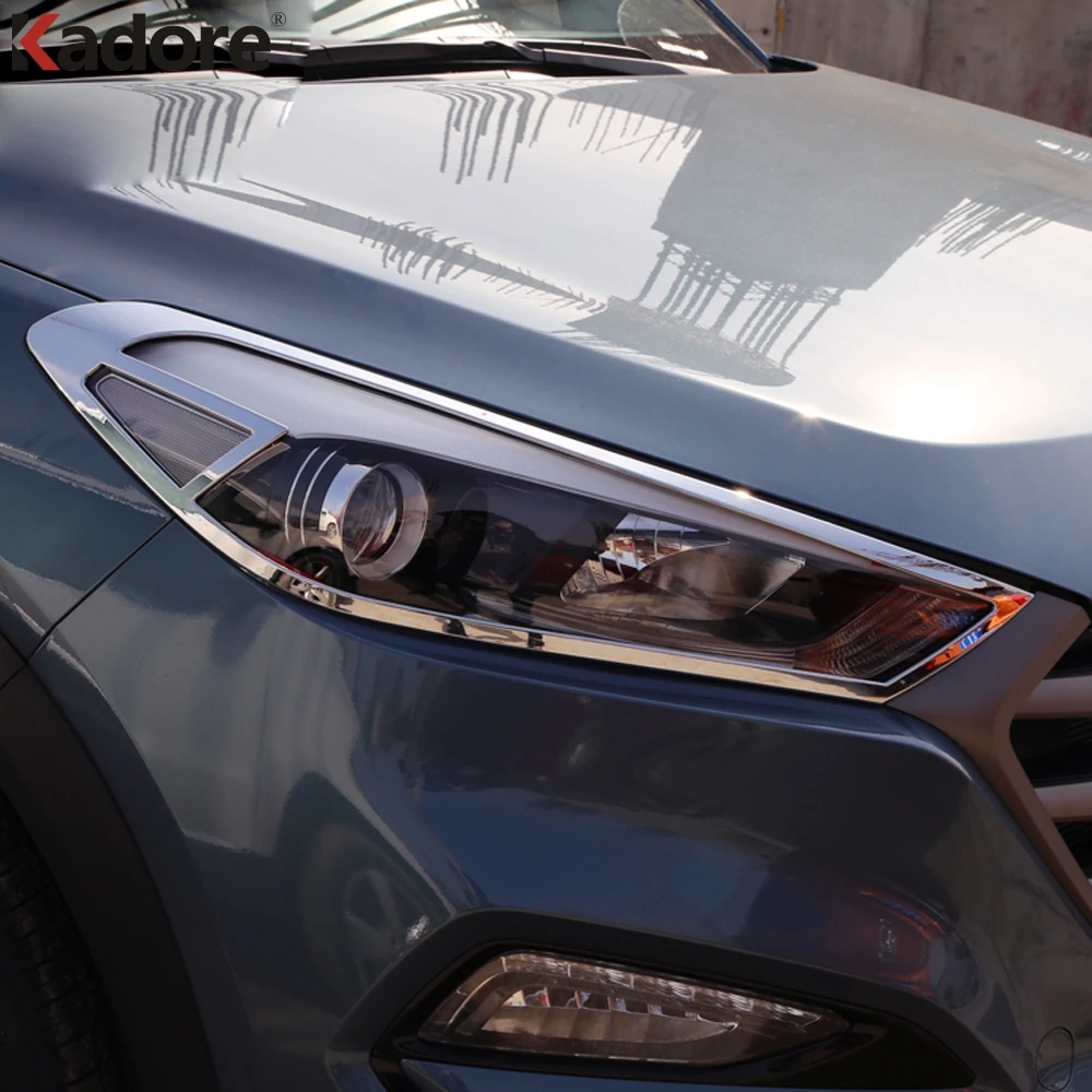 Подходит для Hyundai Tucson 2015 2016 2017 2018 АБС хромированная Защитная панель переднего