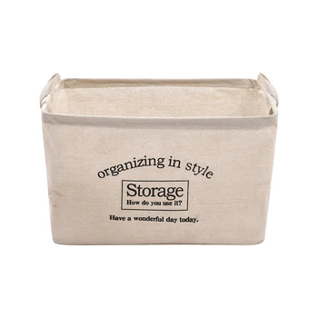 

Home Foldable Laundry Baskets Large Capacity Rectangular Collapsible Storage Bin with Handles for Dirty Clothes Toys Crafts